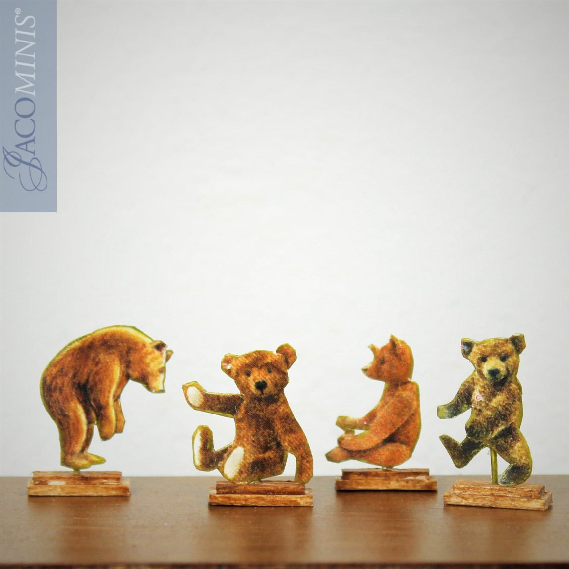 TL 03-A Conjunto de 4 ositos pop-up para la guardería